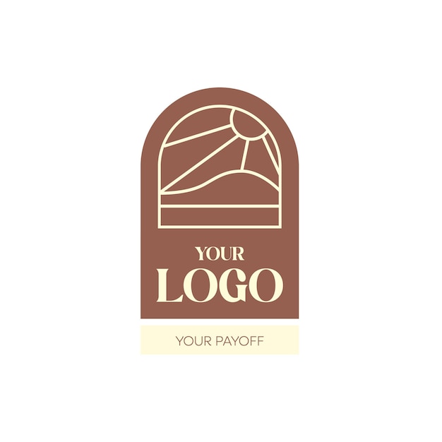 El logotipo es elegante y soleado.