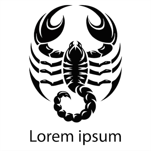 Vector el logotipo del escorpión