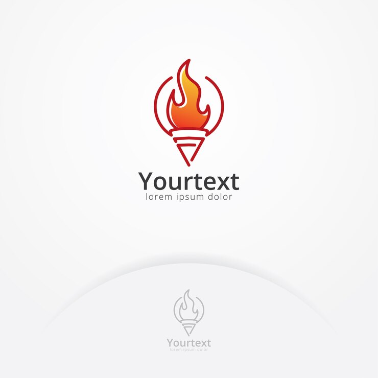 Vector logotipo del espíritu de fuego