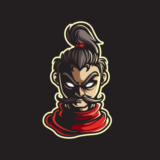 Logotipo de Esport de cabeza humana
