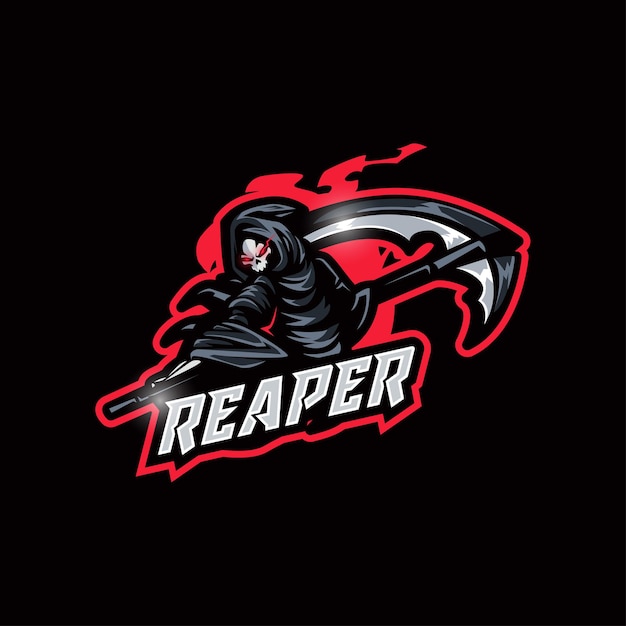 Logotipo de esport de grim reaper