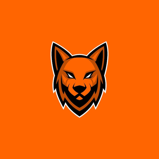 logotipo de esport de lobo