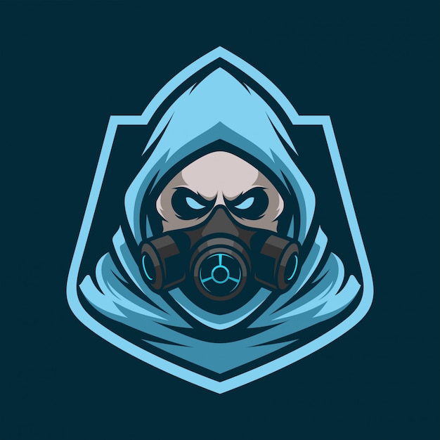 logotipo de esport tóxico mascota esport