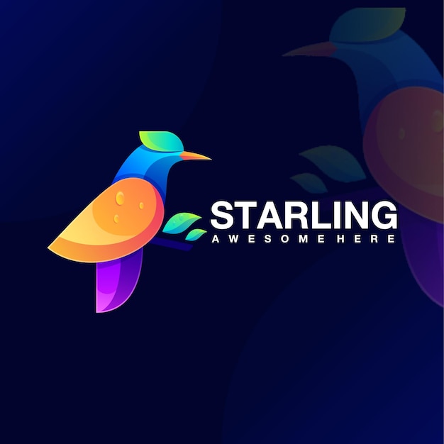 Logotipo de estornino