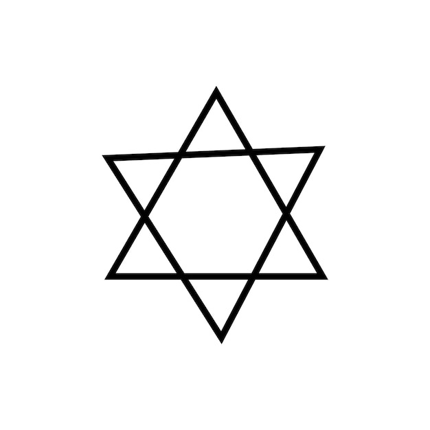 Logotipo de estrella simple y moderno.