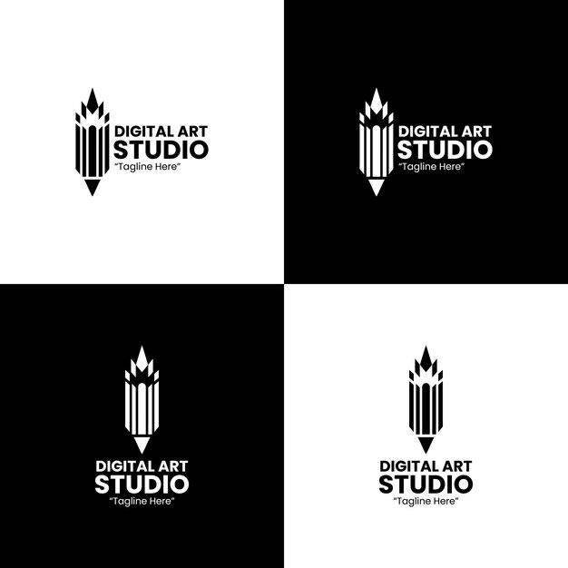 El logotipo del estudio de arte digital