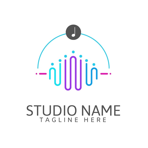 un logotipo para un estudio llamado nombre de estudio