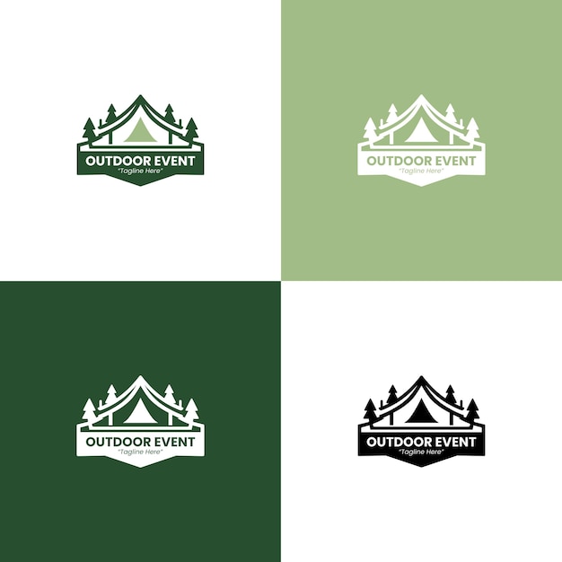 Logotipo de un evento al aire libre