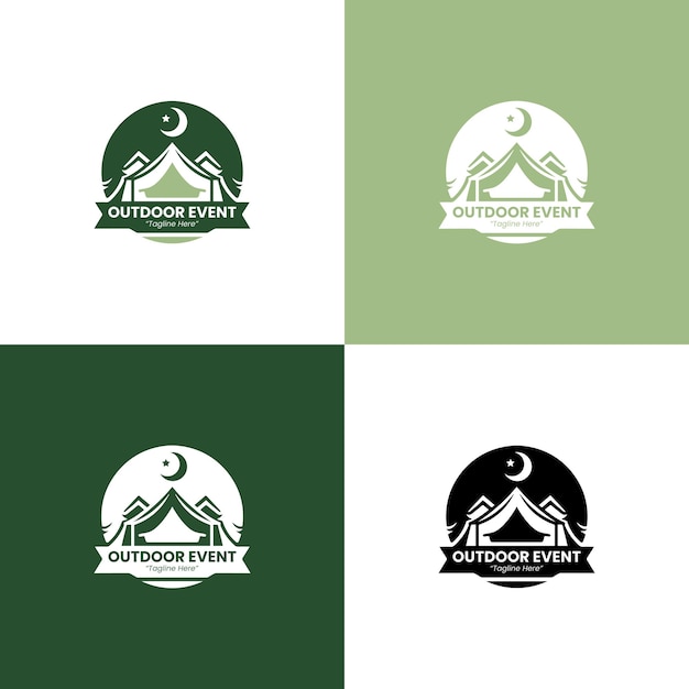 Logotipo de un evento al aire libre