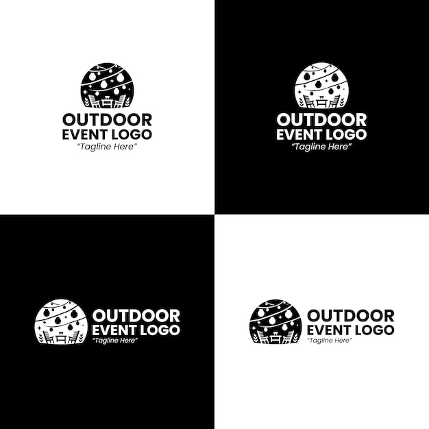 Logotipo de un evento al aire libre
