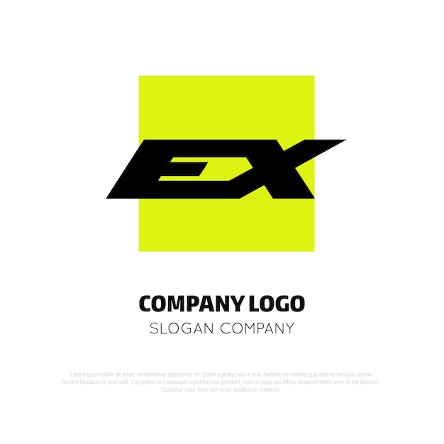 El logotipo EX