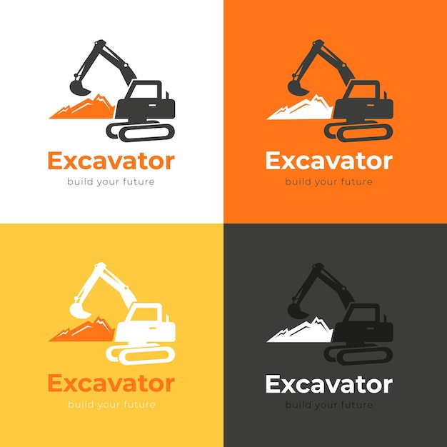 logotipo de la excavadora