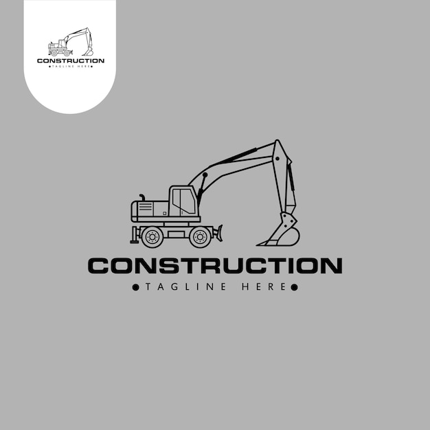 logotipo de la excavadora