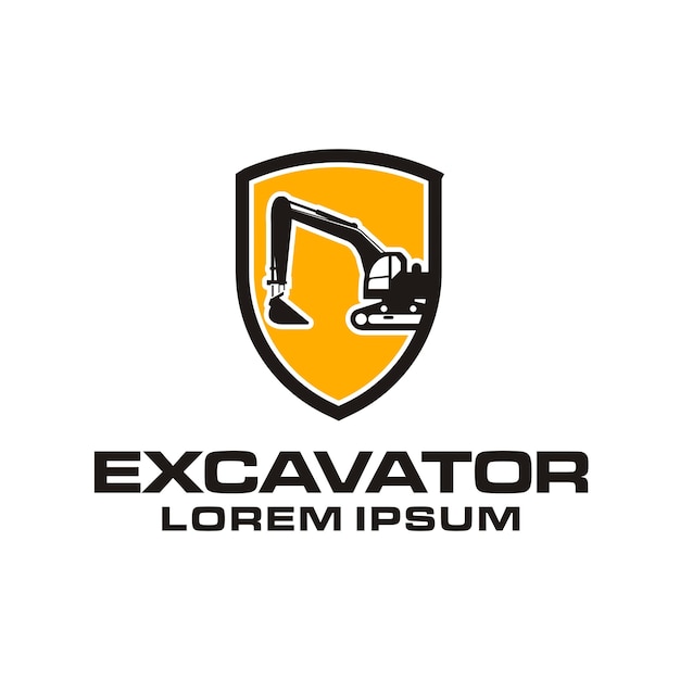 logotipo de la excavadora