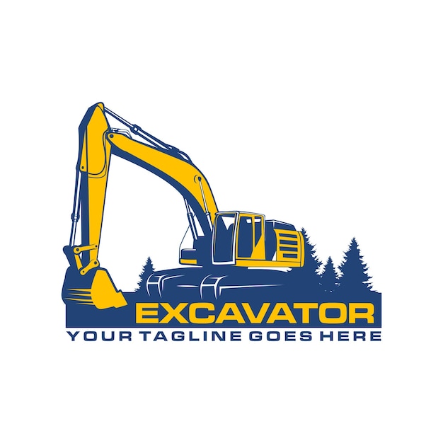 logotipo de la excavadora