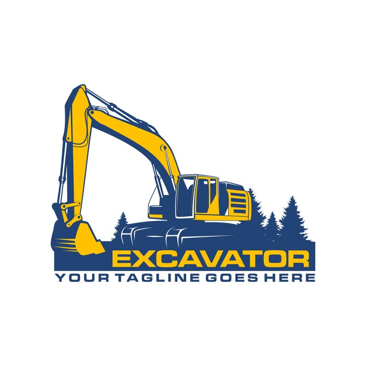logotipo de la excavadora