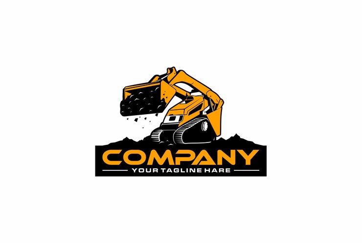 logotipo de la excavadora