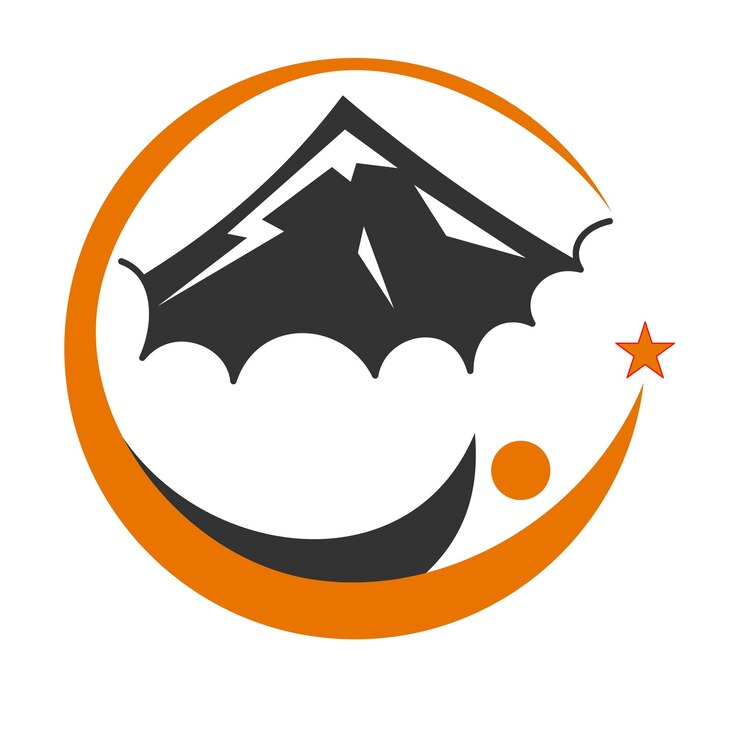 Vector logotipo de éxito de consultoría de montaña ilustración de icono identidad de marca