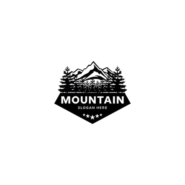 el logotipo de exploración de la montaña