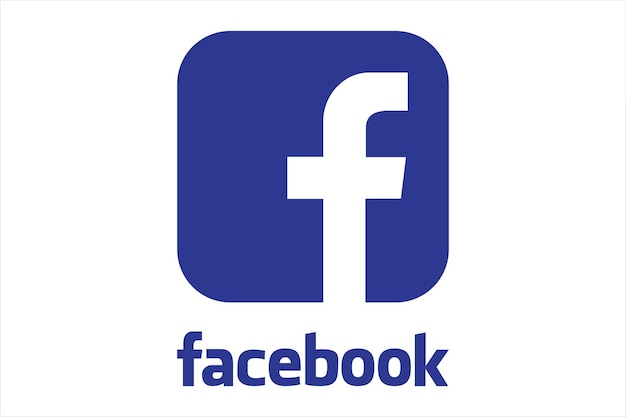 El logotipo de Facebook y el vector de iconos o el archivo eps