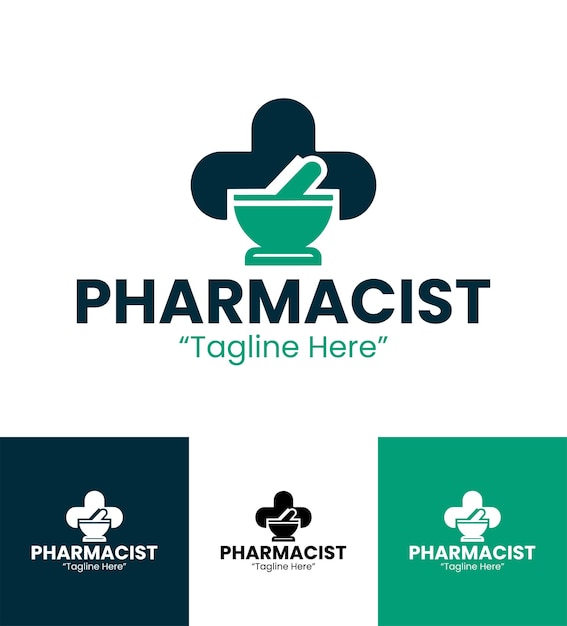El logotipo del farmacéutico