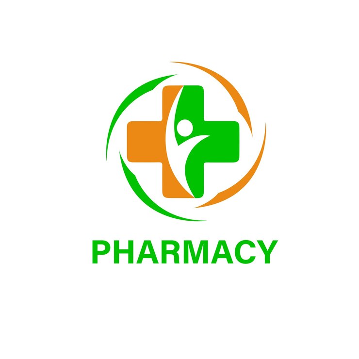El logotipo de la farmacia médica