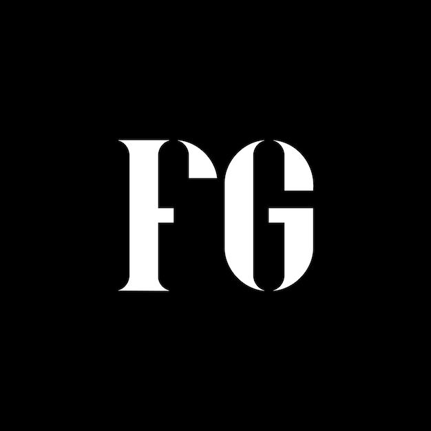 El logotipo de FG es un monograma en mayúscula de la letra FG en blanco, el logotipo FG es el diseño de FG FG Gx9.
