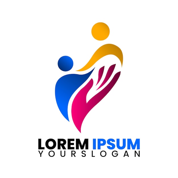 El logotipo de la filantropía