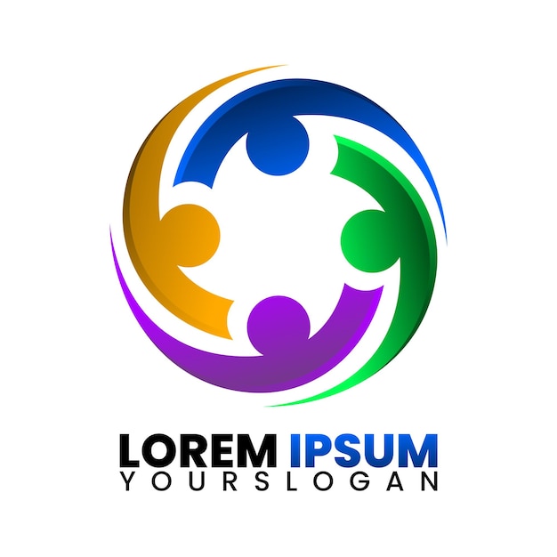 El logotipo de la filantropía