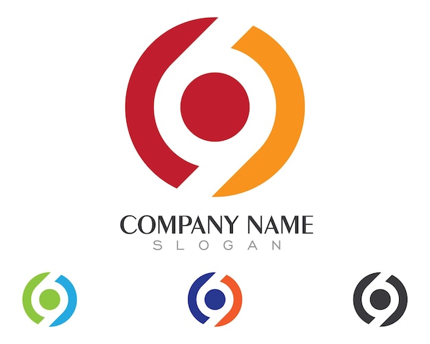 Vector logotipo de finanzas empresariales