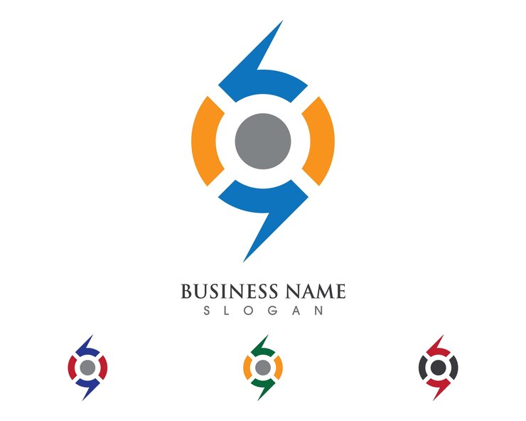 Vector logotipo de finanzas empresariales