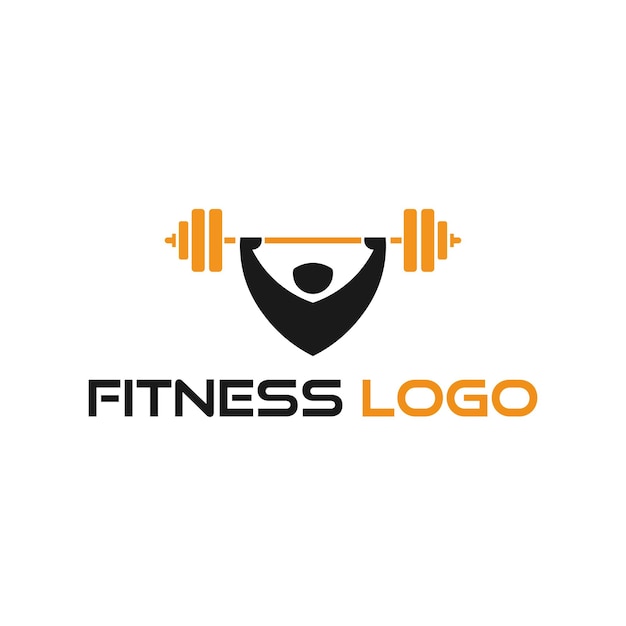 Vector logotipo de fitness de cuerpo moderno