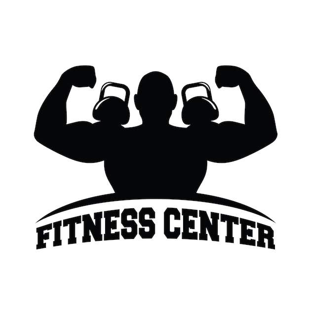 Logotipo de fitness y gimnasio