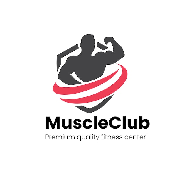 Vector logotipo de fitness y gimnasio