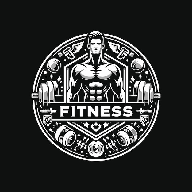 Vector logotipo de fitness