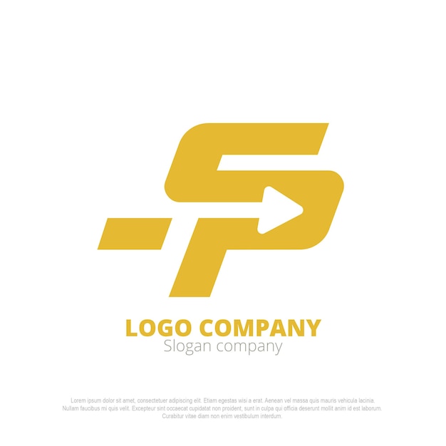 El logotipo de la flecha SP