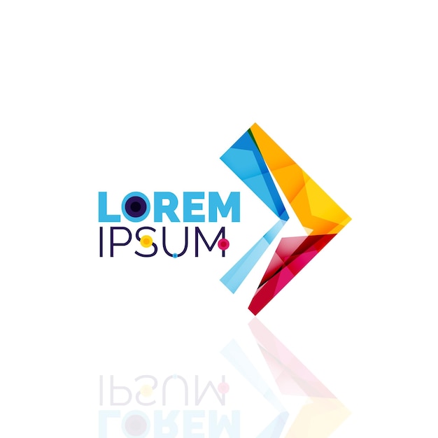 Logotipo de flecha vectorial