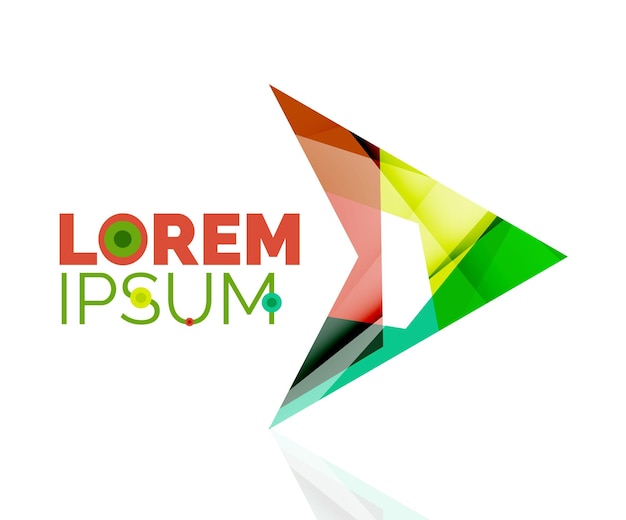 Logotipo de flecha vectorial