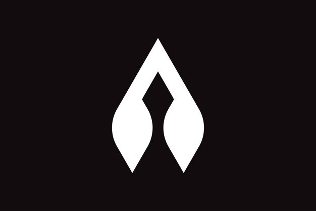 logotipo de flor de flecha