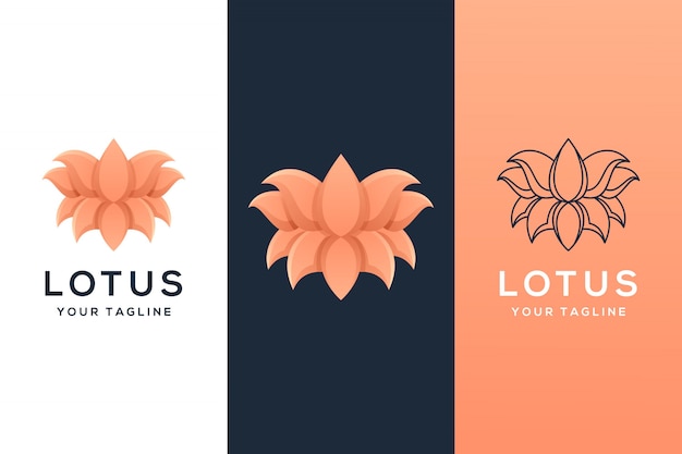 logotipo de la flor de loto