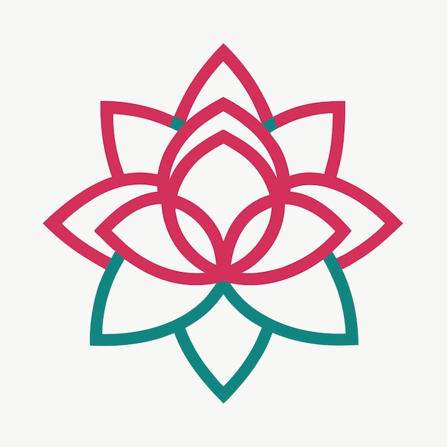 logotipo de la flor de loto