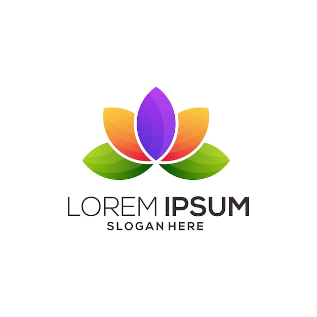 logotipo de la flor de loto