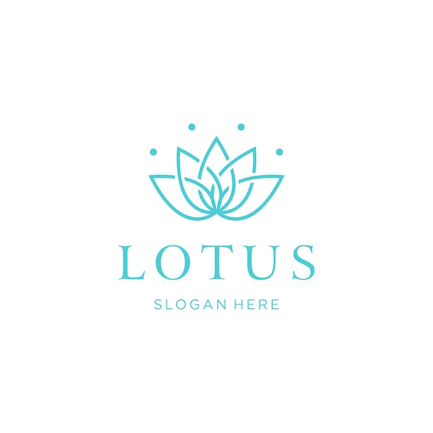 Logotipo de la flor de loto