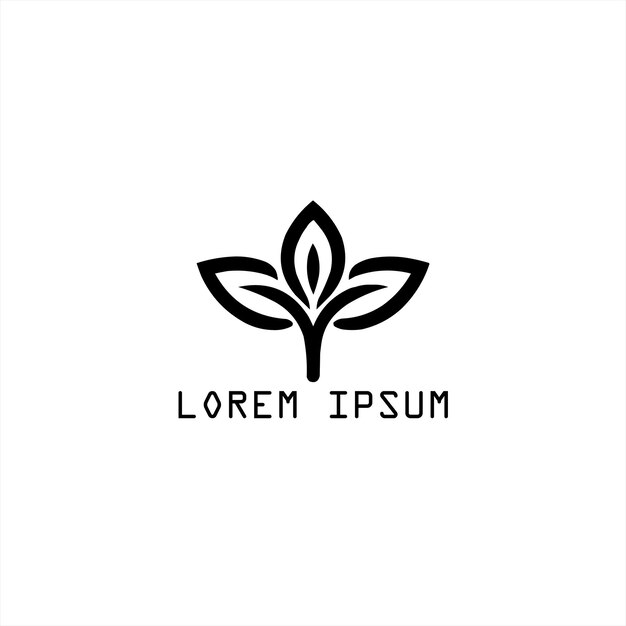 logotipo de flor para su marca