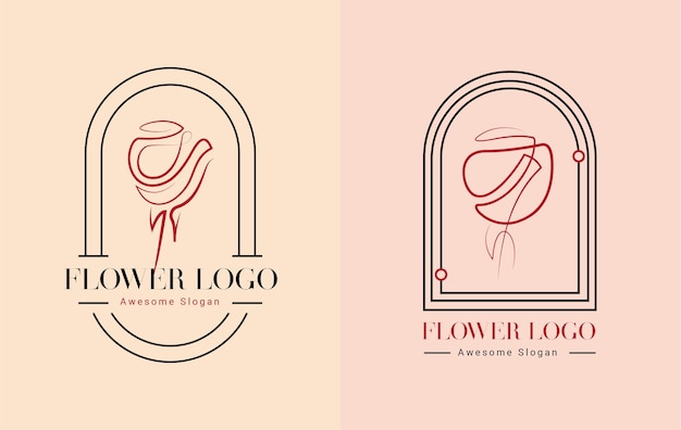 Vector el logotipo de la flor