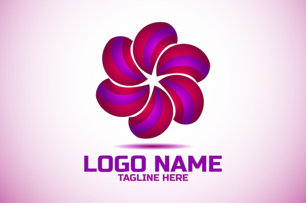 El logotipo de la flor