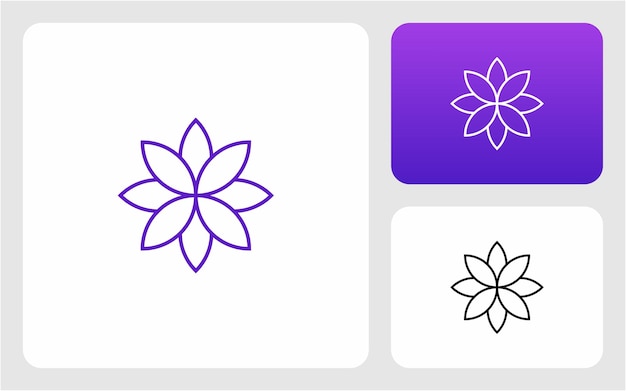 Logotipo de la flor