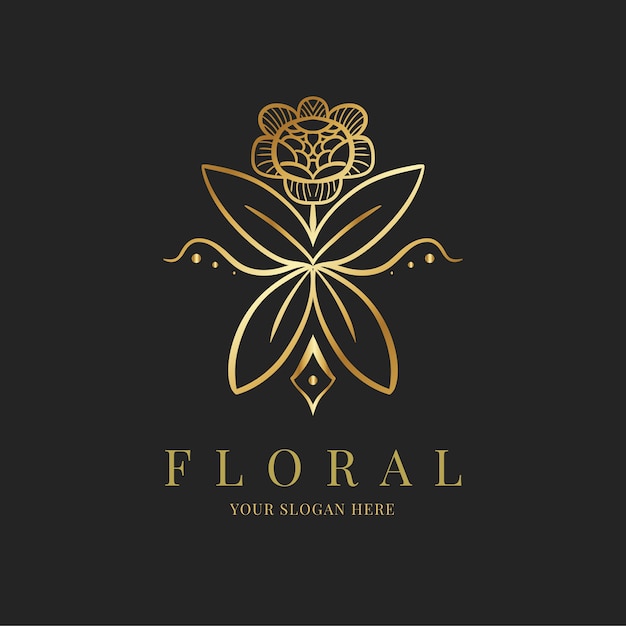 Logotipo floral