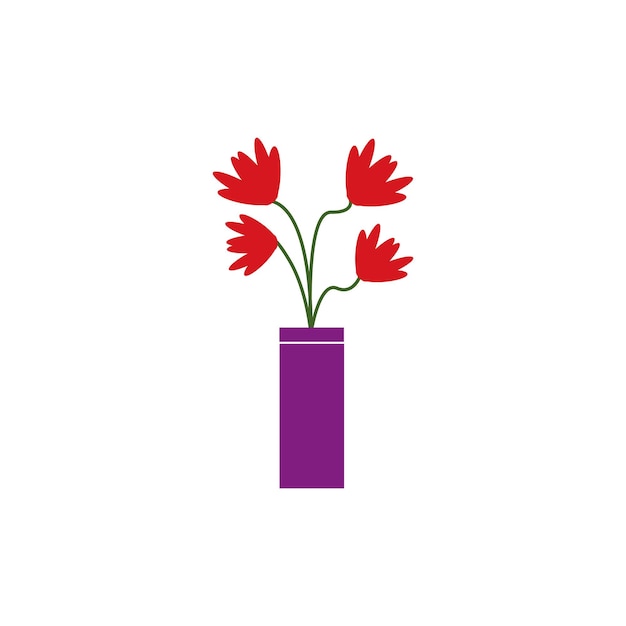 Logotipo de florero