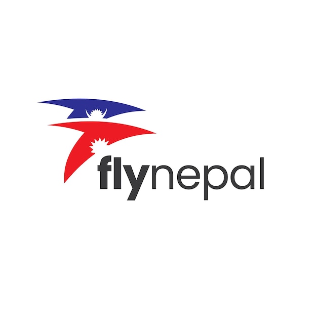 Vector logotipo de fly nepal